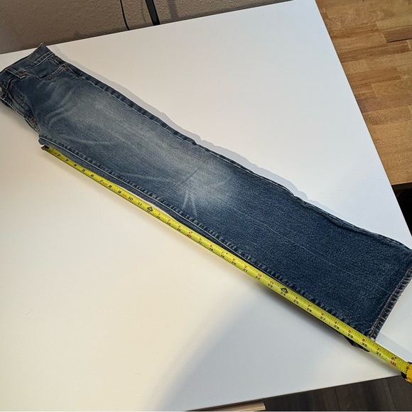 Vintage Y2K 7 For All Mankind A Pocket Flare Jeans Womens 27 Low Rise - Picture 8 of 12